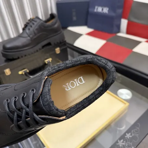 Replica Christian Dior Leather Shoes For Men #1455393 $102.00 USD for Wholesale