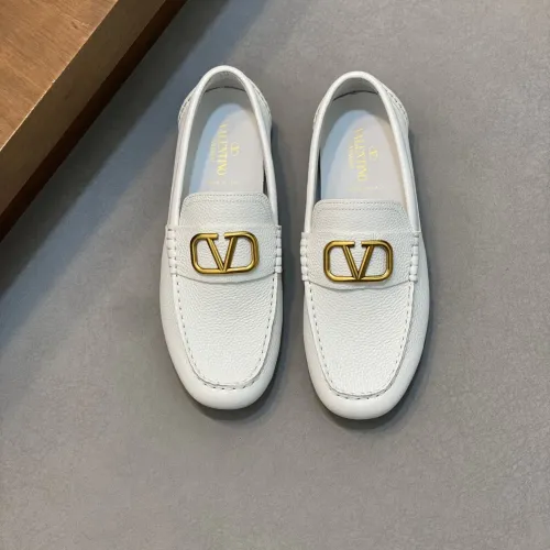 Replica Valentino Leather Shoes For Men #1455467 $115.00 USD for Wholesale