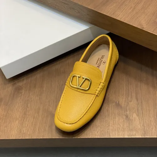 Replica Valentino Leather Shoes For Men #1455468 $115.00 USD for Wholesale