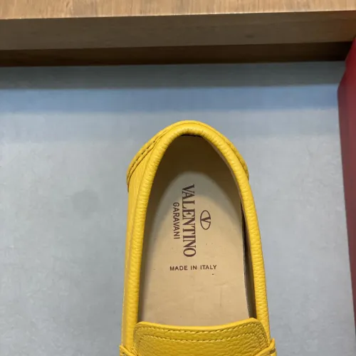 Replica Valentino Leather Shoes For Men #1455468 $115.00 USD for Wholesale