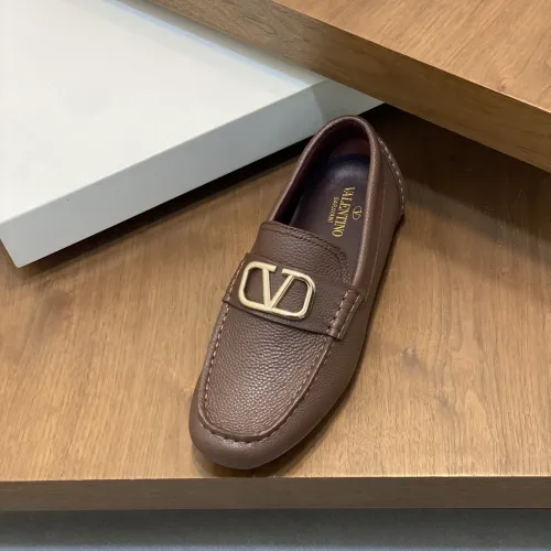 Replica Valentino Leather Shoes For Men #1455469 $115.00 USD for Wholesale