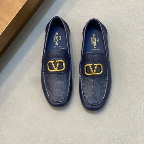 Replica Valentino Leather Shoes For Men #1455471 $115.00 USD for Wholesale
