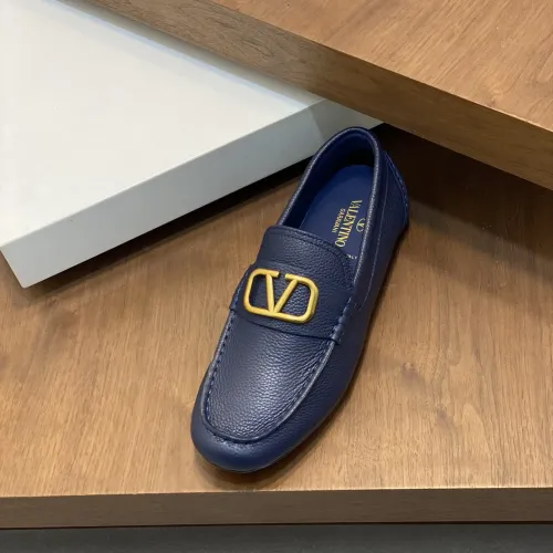 Replica Valentino Leather Shoes For Men #1455471 $115.00 USD for Wholesale