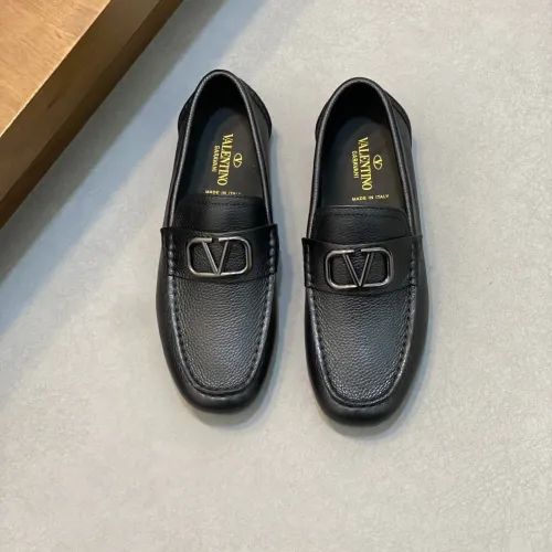 Replica Valentino Leather Shoes For Men #1455472 $115.00 USD for Wholesale