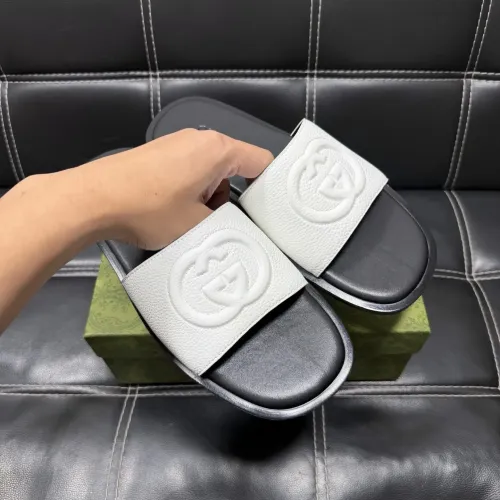 Replica Gucci Slippers For Men #1455504 $52.00 USD for Wholesale