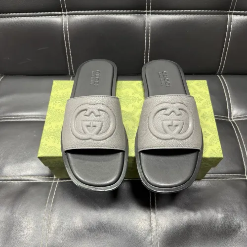Replica Gucci Slippers For Men #1455505 $52.00 USD for Wholesale