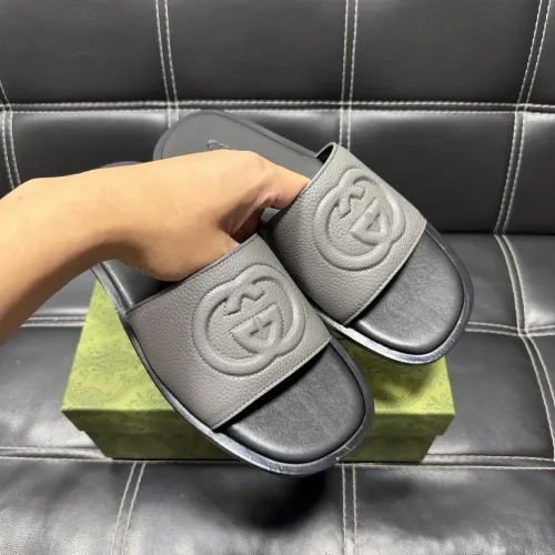 Replica Gucci Slippers For Men #1455505 $52.00 USD for Wholesale