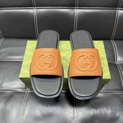 Replica Gucci Slippers For Men #1455506 $52.00 USD for Wholesale