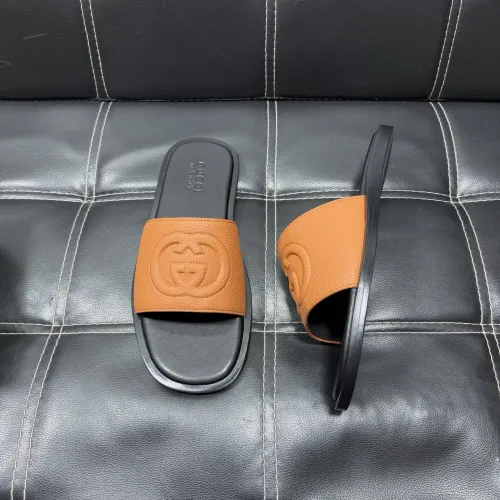 Replica Gucci Slippers For Men #1455506 $52.00 USD for Wholesale