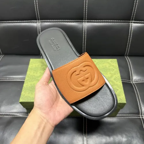 Replica Gucci Slippers For Men #1455506 $52.00 USD for Wholesale