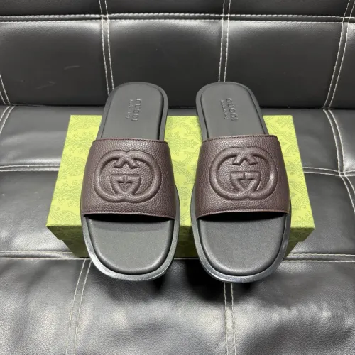 Replica Gucci Slippers For Men #1455507 $52.00 USD for Wholesale
