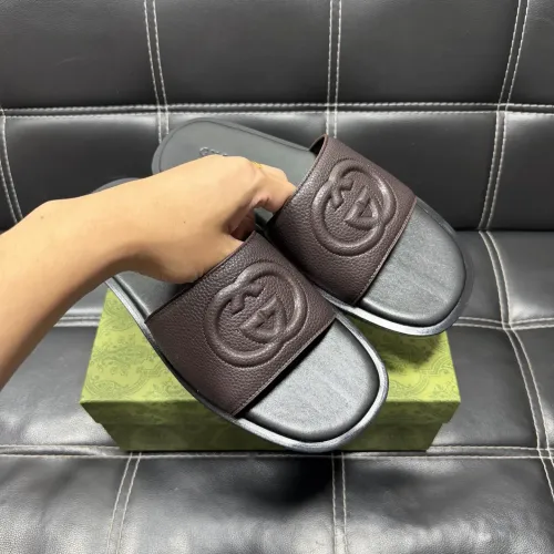Replica Gucci Slippers For Men #1455507 $52.00 USD for Wholesale