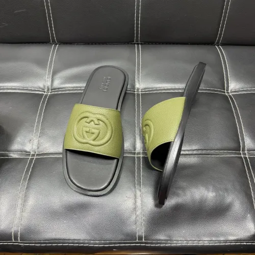 Replica Gucci Slippers For Men #1455508 $52.00 USD for Wholesale