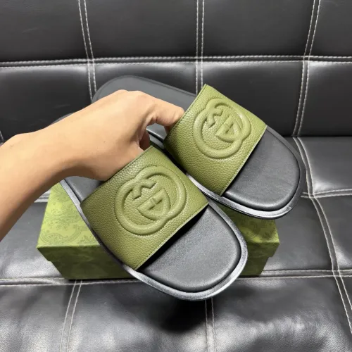 Replica Gucci Slippers For Men #1455508 $52.00 USD for Wholesale