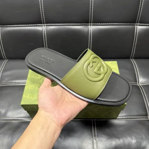 Replica Gucci Slippers For Men #1455508 $52.00 USD for Wholesale