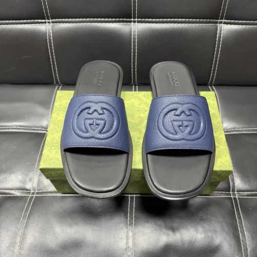 Replica Gucci Slippers For Men #1455509 $52.00 USD for Wholesale