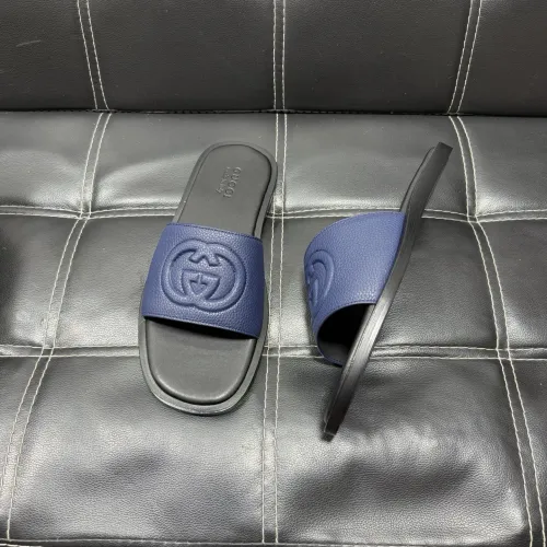 Replica Gucci Slippers For Men #1455509 $52.00 USD for Wholesale