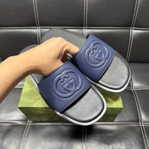 Replica Gucci Slippers For Men #1455509 $52.00 USD for Wholesale