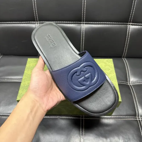 Replica Gucci Slippers For Men #1455509 $52.00 USD for Wholesale