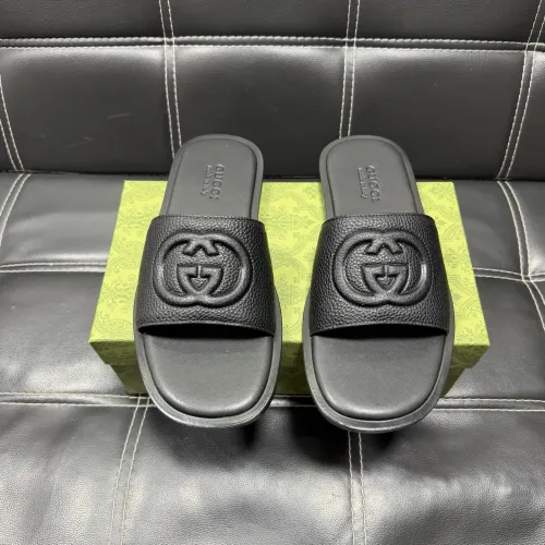Replica Gucci Slippers For Men #1455510 $52.00 USD for Wholesale