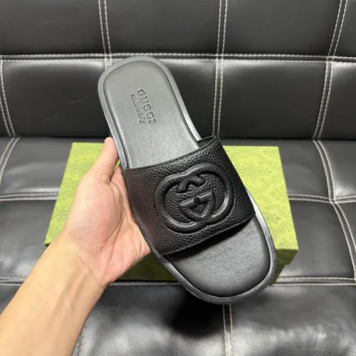 Replica Gucci Slippers For Men #1455510 $52.00 USD for Wholesale