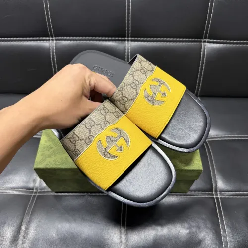 Replica Gucci Slippers For Men #1455511 $52.00 USD for Wholesale