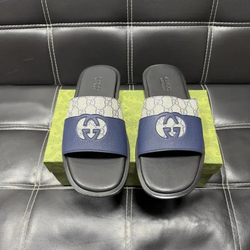 Replica Gucci Slippers For Men #1455512 $52.00 USD for Wholesale