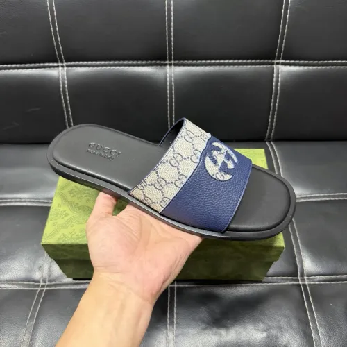 Replica Gucci Slippers For Men #1455512 $52.00 USD for Wholesale