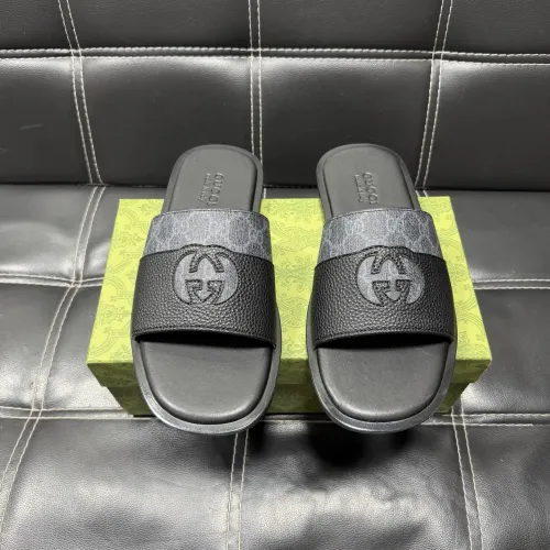 Replica Gucci Slippers For Men #1455513 $52.00 USD for Wholesale