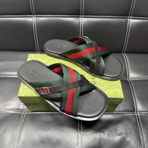 Replica Gucci Slippers For Men #1455514 $52.00 USD for Wholesale