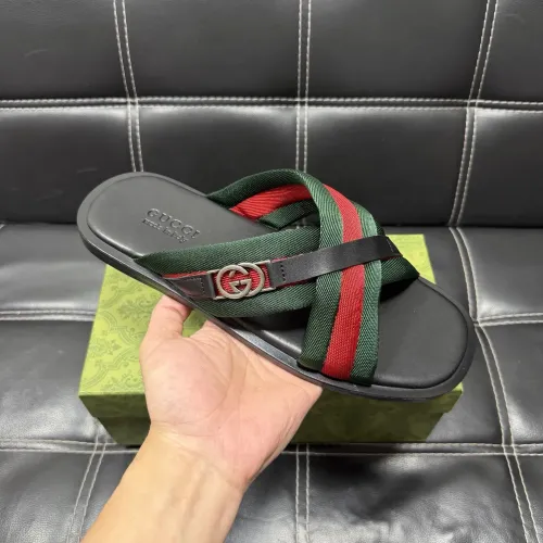 Replica Gucci Slippers For Men #1455514 $52.00 USD for Wholesale