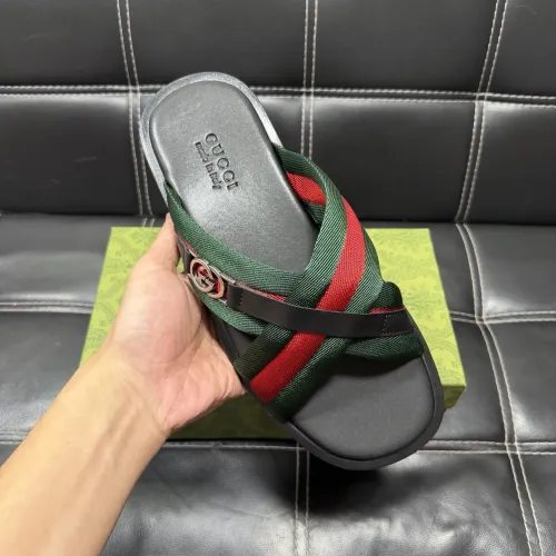 Replica Gucci Slippers For Men #1455514 $52.00 USD for Wholesale