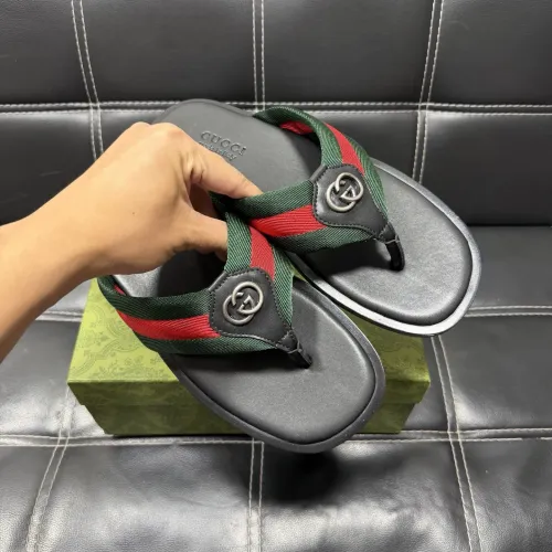 Replica Gucci Slippers For Men #1455515 $52.00 USD for Wholesale
