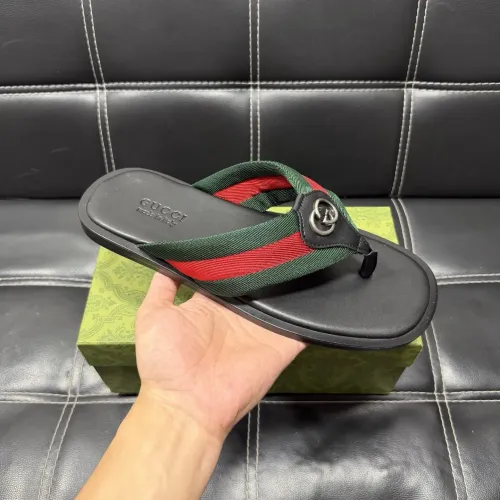 Replica Gucci Slippers For Men #1455515 $52.00 USD for Wholesale