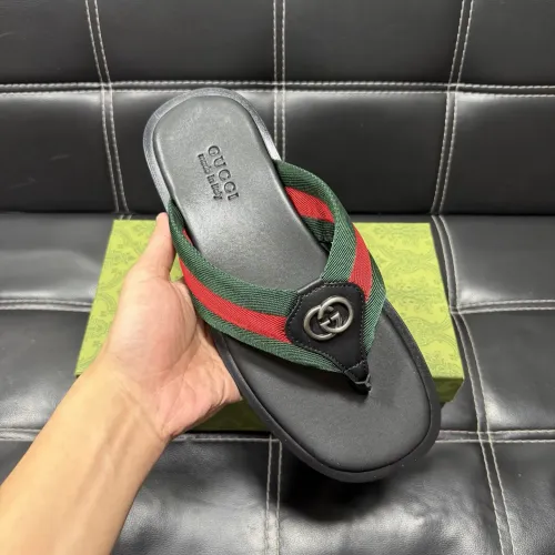 Replica Gucci Slippers For Men #1455515 $52.00 USD for Wholesale