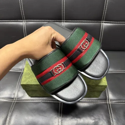 Replica Gucci Slippers For Men #1455516 $52.00 USD for Wholesale