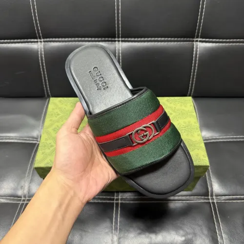 Replica Gucci Slippers For Men #1455516 $52.00 USD for Wholesale