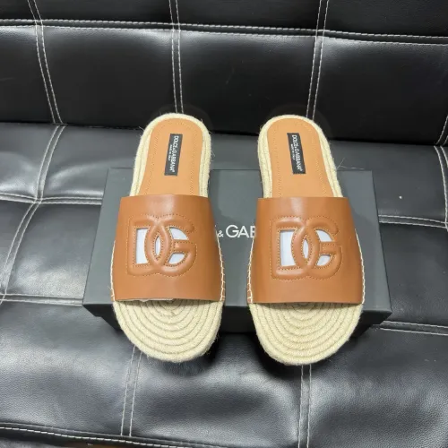 Replica Dolce & Gabbana D&G Slippers For Men #1455517 $60.00 USD for Wholesale