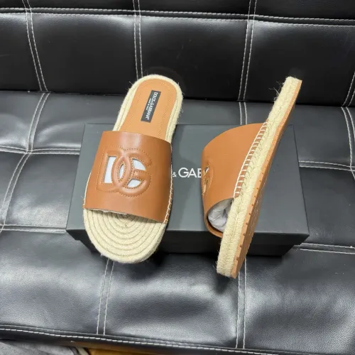 Replica Dolce & Gabbana D&G Slippers For Men #1455517 $60.00 USD for Wholesale