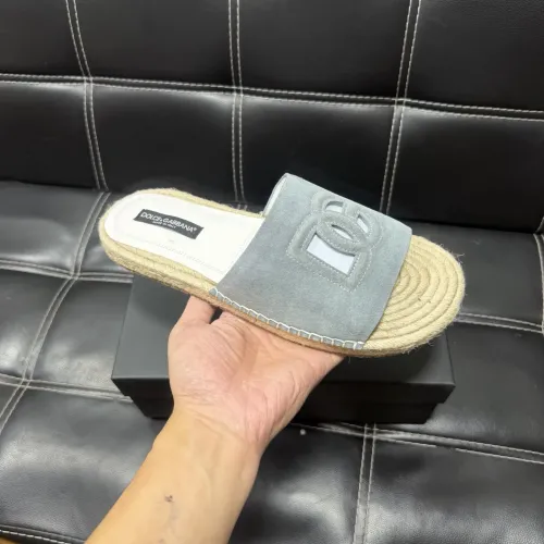 Replica Dolce & Gabbana D&G Slippers For Men #1455521 $60.00 USD for Wholesale