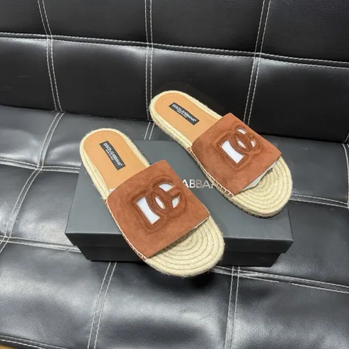 Cheap Dolce &amp; Gabbana D&amp;G Slippers For Men #1455522, $$60.00 USD On Dolce &amp; Gabbana D&amp;G Slippers