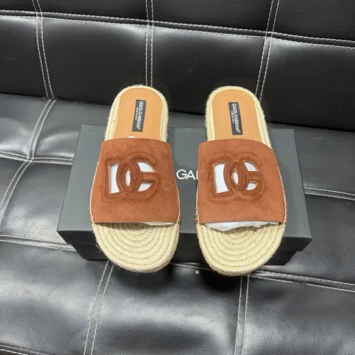Replica Dolce & Gabbana D&G Slippers For Men #1455522 $60.00 USD for Wholesale