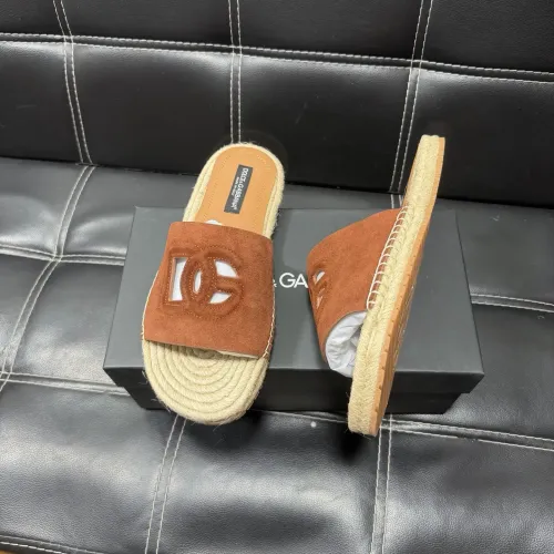 Replica Dolce & Gabbana D&G Slippers For Men #1455522 $60.00 USD for Wholesale