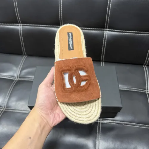 Replica Dolce & Gabbana D&G Slippers For Men #1455522 $60.00 USD for Wholesale