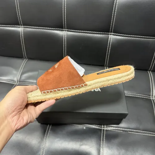 Replica Dolce & Gabbana D&G Slippers For Men #1455522 $60.00 USD for Wholesale