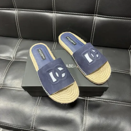 Cheap Dolce &amp; Gabbana D&amp;G Slippers For Men #1455523, $$60.00 USD On Dolce &amp; Gabbana D&amp;G Slippers