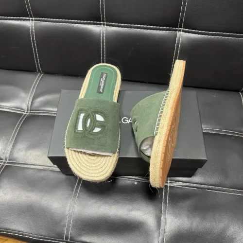 Replica Dolce & Gabbana D&G Slippers For Men #1455524 $60.00 USD for Wholesale