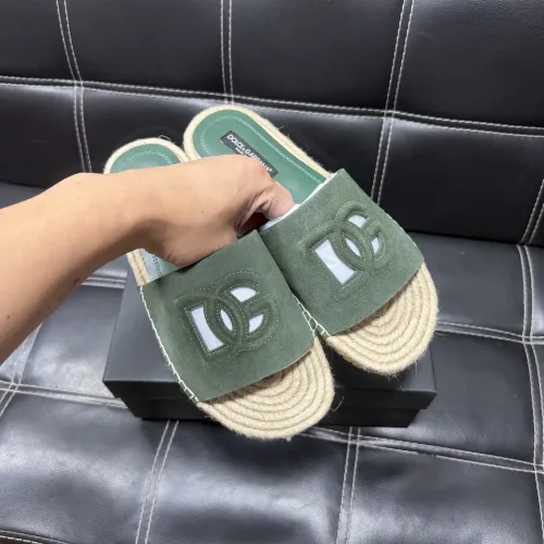 Replica Dolce & Gabbana D&G Slippers For Men #1455524 $60.00 USD for Wholesale
