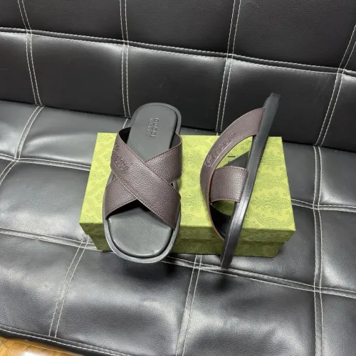 Replica Gucci Slippers For Men #1455535 $52.00 USD for Wholesale