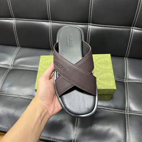 Replica Gucci Slippers For Men #1455535 $52.00 USD for Wholesale